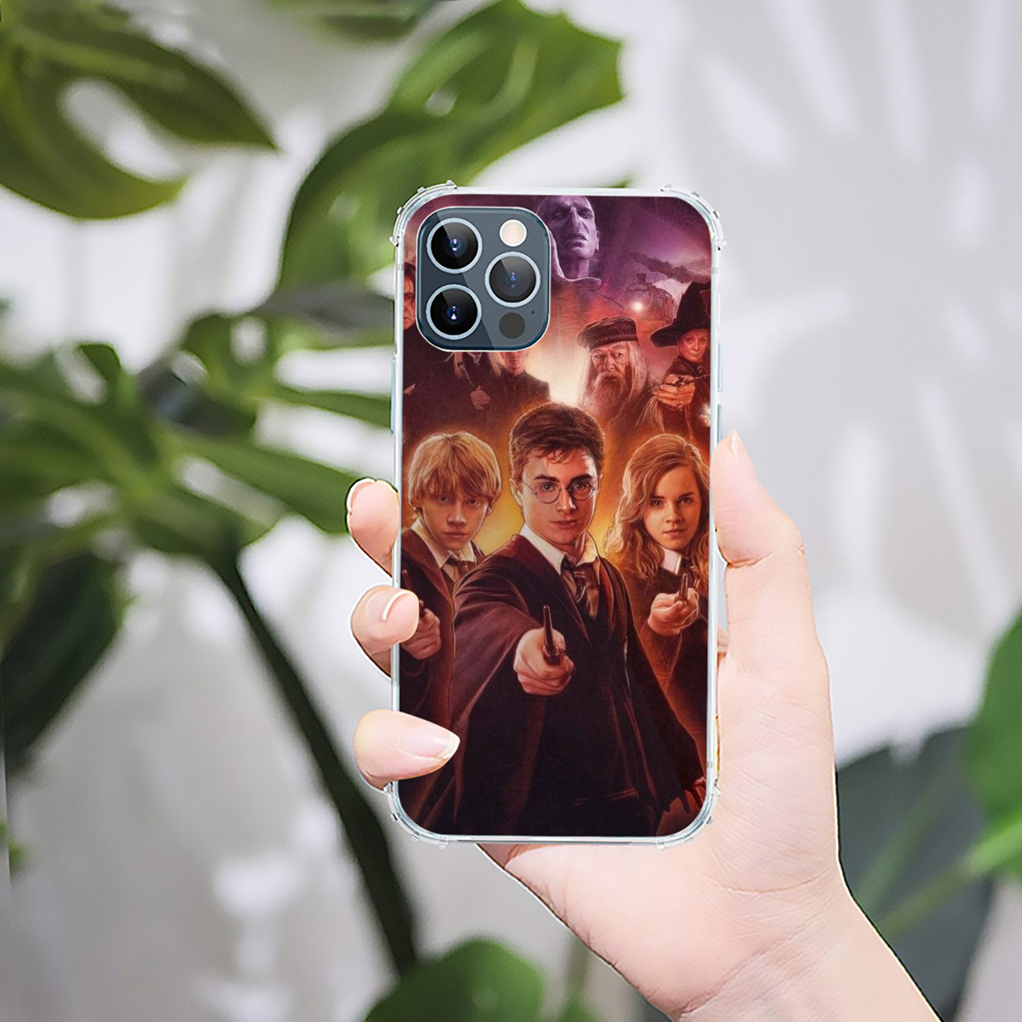 （画像用） Harry Potter ハリー・ポッターシリーズ 【iPhone 12シリーズ対応】透明スマホケース（クリアソフトケース）
